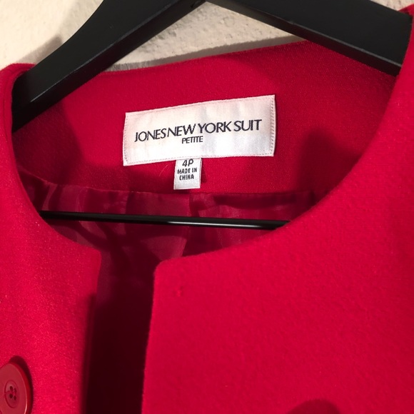Vintage Jones New York Suit Petite Red Suit - Picture 6 of 16